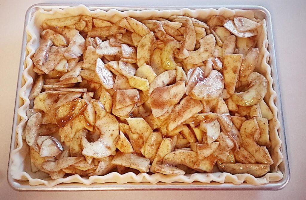 streusel apple pie